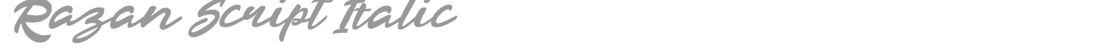 Razan Script font preview